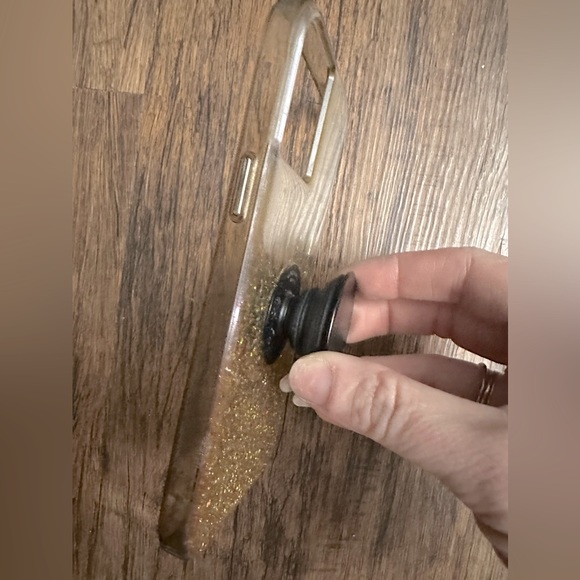 unknown Cell Phones & Accessories Gold Glitter Iphone 3 Pro Max